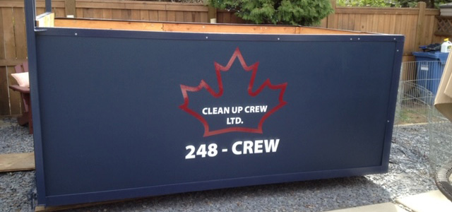 A Clean Up Crew bin